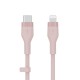 Belkin CAA009BT2MPK cable USB 2 m USB C USB C/Lightning Rosa